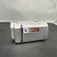 Sony Handycam DCR-SX40 Camcorder Silver No Battery Or Charger Untested