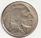 1936 US Indian Head Buffalo Nickel FULL DATE Rare 90 Year Old Collection Coin