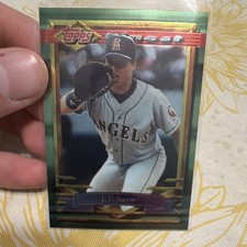 Topps 1994 Finest J.T. Snow Base Set Card #157 Los Angeles Angels MLB