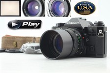 MINT Canon AE-1 Program 35mm Film Camera Black NEW FD NFD 50mm 1.4 From JAPAN