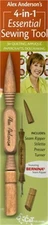 Alex Anderson's 4-In-1 Essential Sewing Tool: Includes: Seam Ripper, Stiletto, P