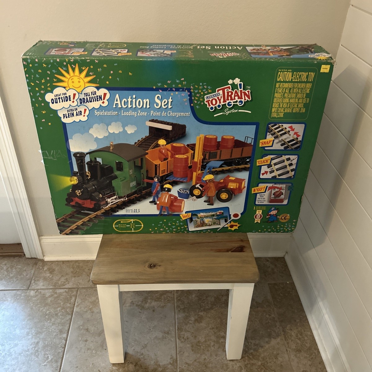 VINTAGE LEHMANN TOY TRAIN ACTION SET 92785 GERMAN MADE RARE | eBay