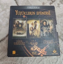 Lord of the Rings Trilogy Turkish VCD Box Set 9 Discs Rare OOP Complete LOTR