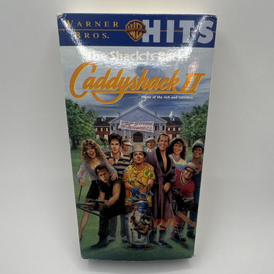 Warner Home Video Caddyshack II VHS (1988) PG Full Screen Comedy/Sports