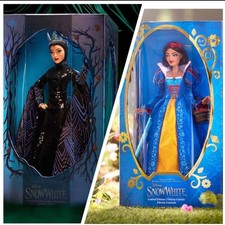Disney Snow White & Evil Queen Live action Doll | Limited Edition Both Dolls