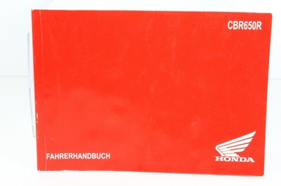 HONDA CBR650R Betriebsanleitung Fahrer-Handbuch Modell 2023-