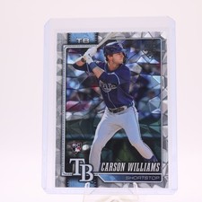2026 Topps Series 1 Carson Williams Diamante Foil RC Tampa Bay Rays #302