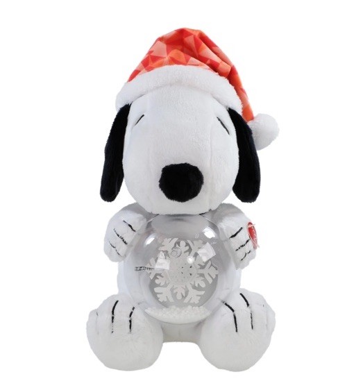 Peanuts New 2025 Ruz Christmas Animated Snoopy Plush 12" Music & Lights ...