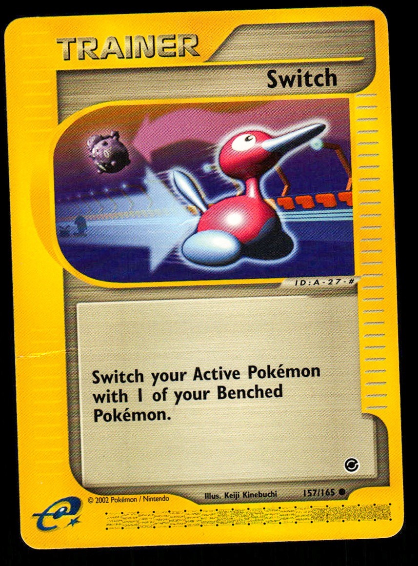 DMG Switch 157/165 Expedition Base Set Pokemon 2002 Keiji Kinebuchi