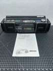 Vintage Sony CFS-D10 Mega Bass FM/AM Stereo Cassette-Corder Boombox Radio 1986