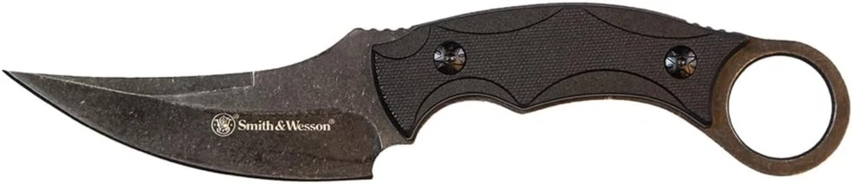 Faca Karambit de aço inoxidável alto carbono ponta completa para sobrevivência tática EDC - Imagem 3 de 4