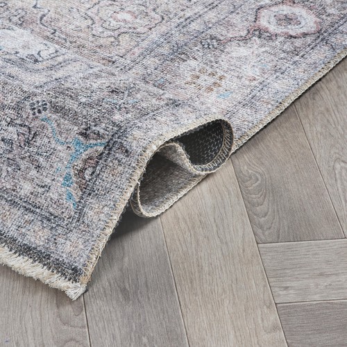 Rugshop Area Rug Distressed Vintage Machine Washable Rugs Hallway Runner Rug 2x7 - Picture 4 of 10