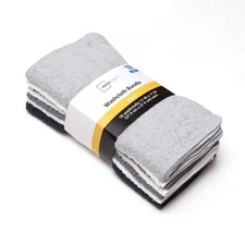 Mainstays 18-Pack Washcloth Bundle, Grey /white/ Black . Multicolor
