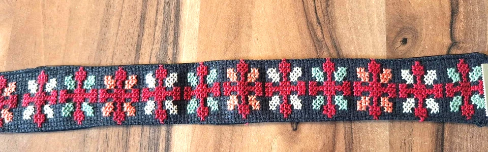 Gargantilla palestina bordada para mujer hecha a mano decoración regalo - Imagen 2 de 4