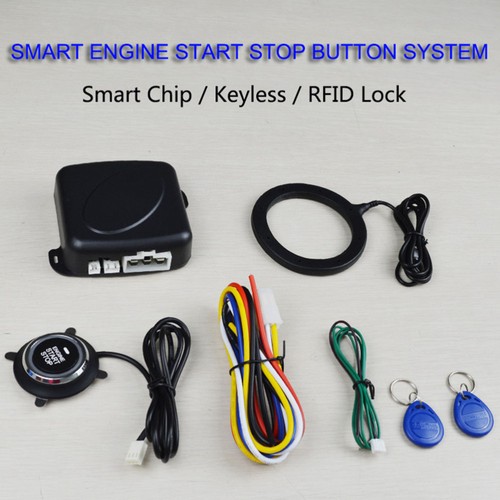 12 V Car Alarm Anti Theft Lock Start Push Button System Ignition - Picture 11 of 12