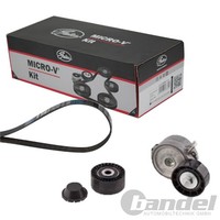 Gates Micro-V Kit KEILRIPPENRIEMEN-SATZ Passend FüR CitroËN Berlingo Peugeot