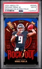 2024 PANINI ABSOLUTE ROCK OUT BLUE SPECTRUM MICHAEL PENIX JR. ROOKIE 37/50 PSA 8