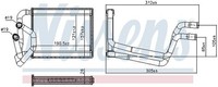 WäRmetauscher Innenraumheizung Nissens 707245 FüR Hyundai