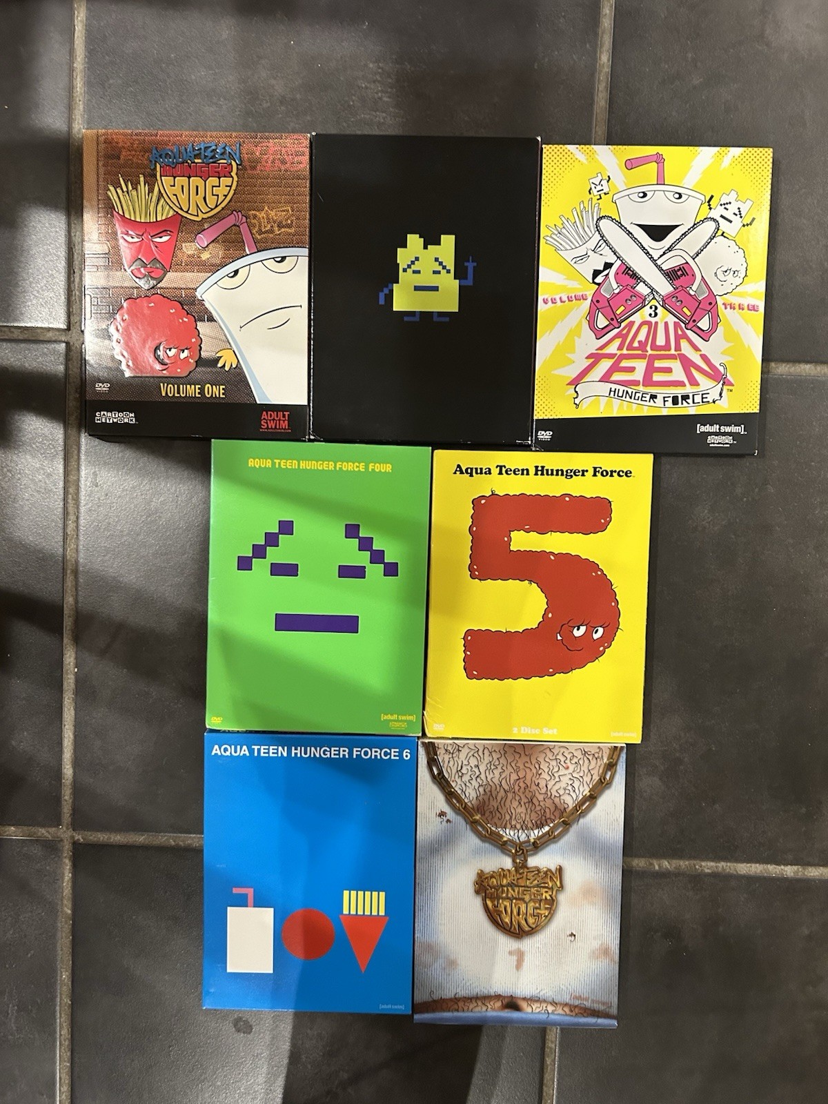 DVD Series Aqua Teen Hunger Force Volume 1-2-3-4-5-6 & 7 (One To Seven) - S8