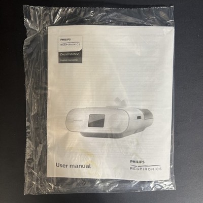 2018 Philips Respironics DreamStation Heated Humidifier User Manual - Book Only