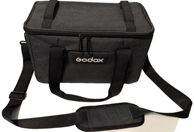 Godox padded Carry Bag 14x9x7 Gray/Black Camera Lens Gopro Flash Shoulder Strap