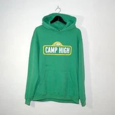 Camp High Faded Green Pullover Hoodie I Am Camp High Medium Unisex