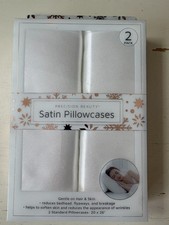 Precision Beauty Satin Pillowcases X 2 --- ST...
