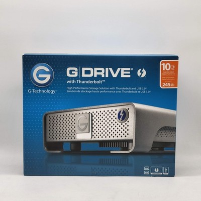 New G-Technology External G-Drive With Thunderbolt 10TB USB 3.0 HDD 0G05024-1