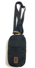 CHROME Mini Shoulder Bag Black Logo Mesh Pock...