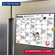Volcanics Fridge Calendar Magnetic Dry Erase Whiteboard Monthly Planner