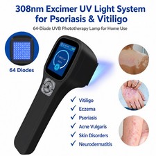 308nm Excimer UVB Light Therapy 64 Diodes Device for Skin Care Adjustable Dose