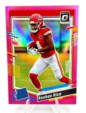2023 Panini Donruss Optic Rated Rookie Rashee Rice #257 Pink Prizm RC