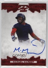 2015 Leaf Ultimate Draft Red Etched Foil 5/5 Manny Margot Manuel Auto 2d9