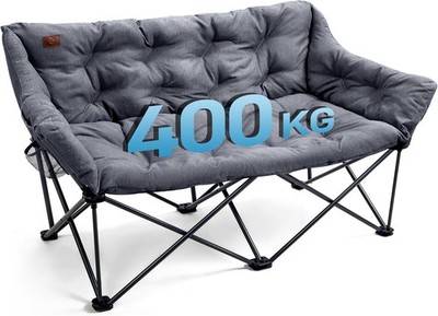 EVER ADVANCED Campingstuhl Faltbar 145cm Breit für 2 Personen Faltsofa 400KG