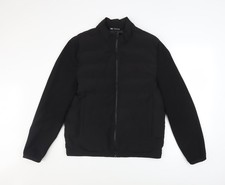 Mens UK Size M Zara Black Basic Jacket