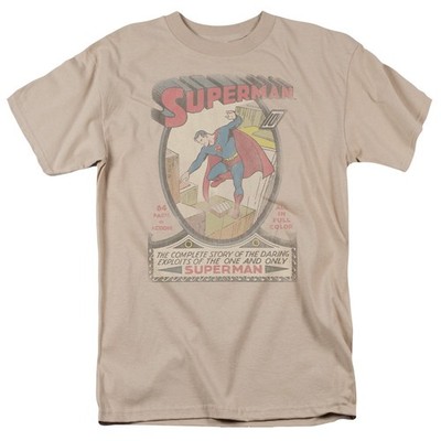 SUPERMAN 1 DISTRESSED Licensed Adult Men's Graphic Tee Shirt SM-3XL