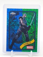 CABLE 2025 TOPPS CHROME MARVEL BLUE GREEN SHIMMER REFRACTOR /199 #145 Q8206