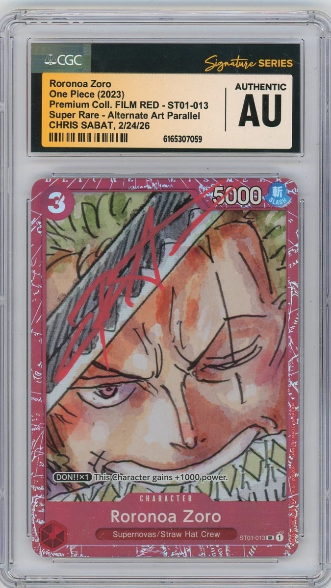 Roronoa Zoro ST01-013 One Piece Promotion Cards for sale | eBay