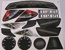 Big Bobby Car Stickers SLK Mercedes Benz inkl. Sterne