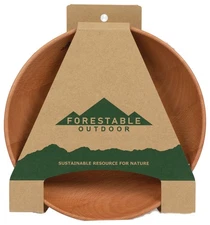 Eco-Friendly Beech Wood Forestable Plates & Bowls - Sustainable, Durable,
