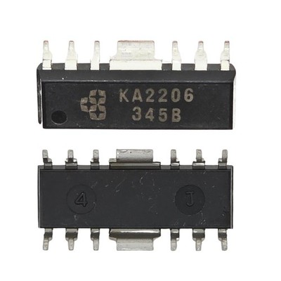 2pcs Samsung KA2206 Stereo Audio Amplifier IC 2.3W 12-SIP 9-12V