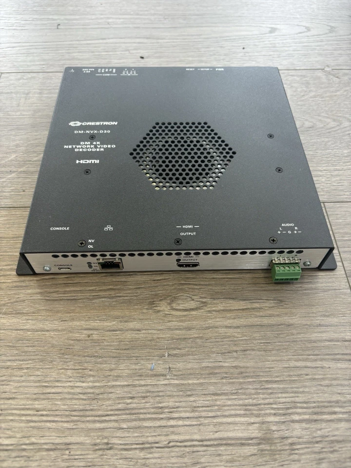 Decodificador de video en red Crestron DM-NVX-D30 DM 4K Foto 3 de 4