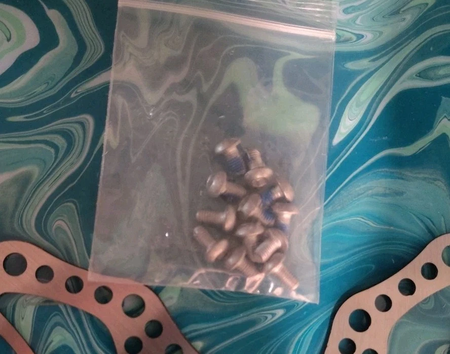 Dos rotores de freno de disco de bicicleta TEKTRO 160 mm con pernos - montaje de 6 pernos Foto 4 de 4