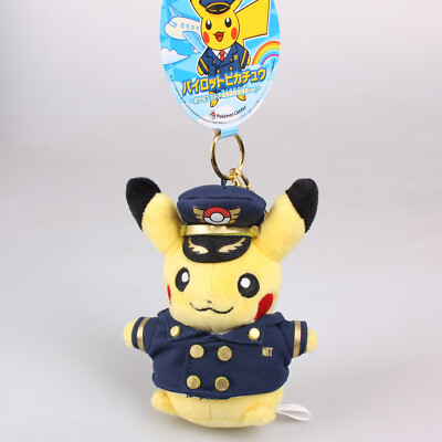 Pokemon Center Pilot Pikachu NRT Narita Airport Plush Toys Doll