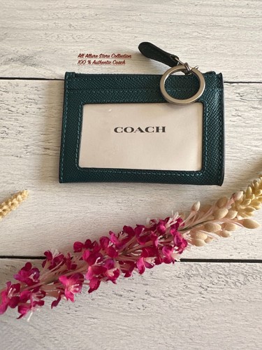 Neu mit Etikett Coach Mini schmale Ausweistasche Leder 88250 - Bild 10 von 32