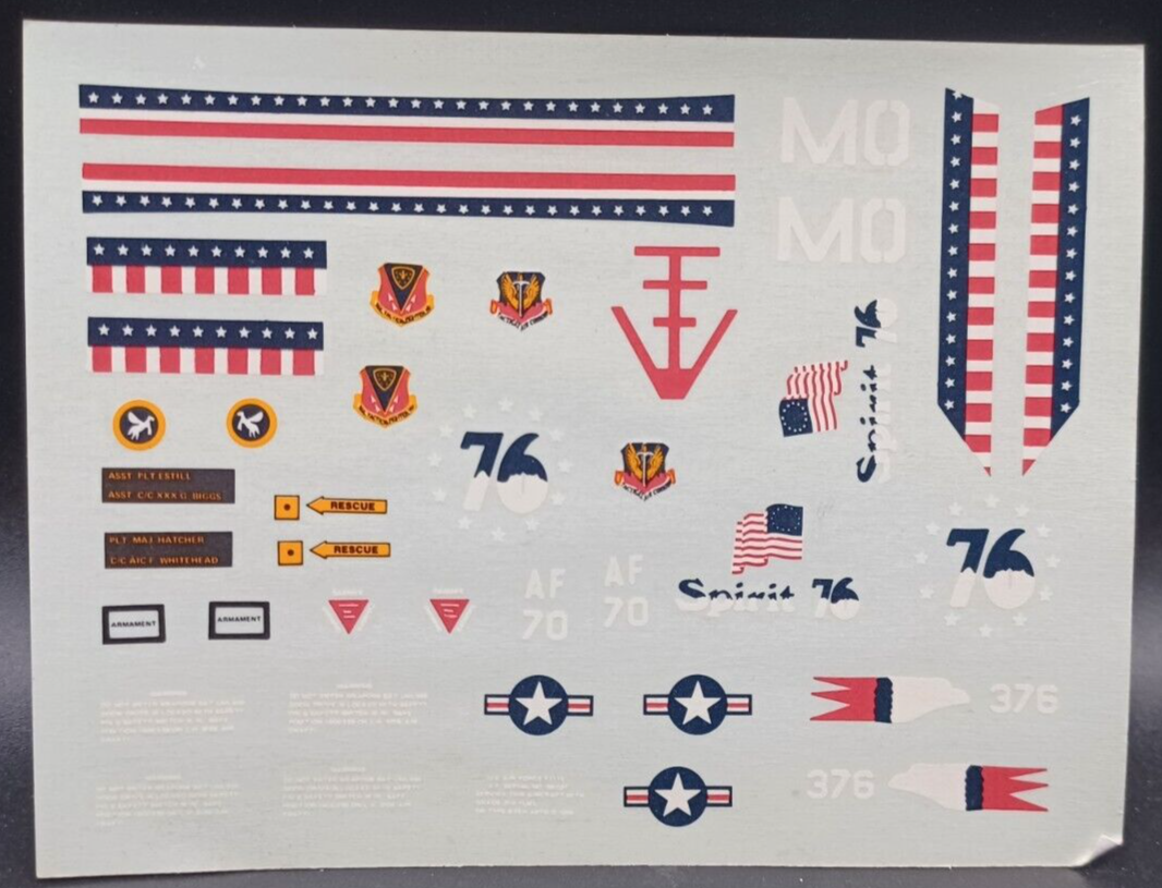 MPC | No. 1-4309 | 1:72 F-111 Aardvark Decals | eBay