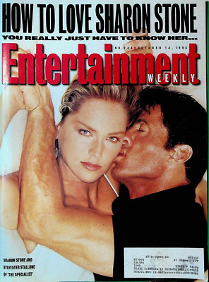 Entertainment Weekly Magazine #244 October 14 1994 Sharon Stone Sylvester Stone