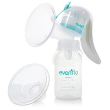 Evenflo Manual Breast Pump MemoryFlex system, with 5 oz bottle easy to clean 