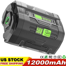 12AH Battery Pack For EGO 56V 56Volt BA5600T POWER+ Lithium Ion BA4200 BA2800T