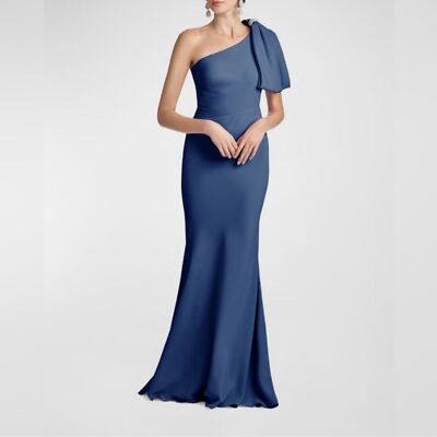 NWOT BHLDN Sachin + Babi Aubrey Satin One-Shoulder Gown Size 8
